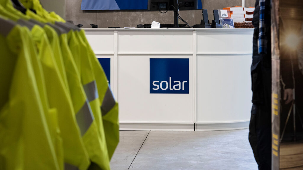Solar supporterer danmarks største byggeplads med nyt projektcenter