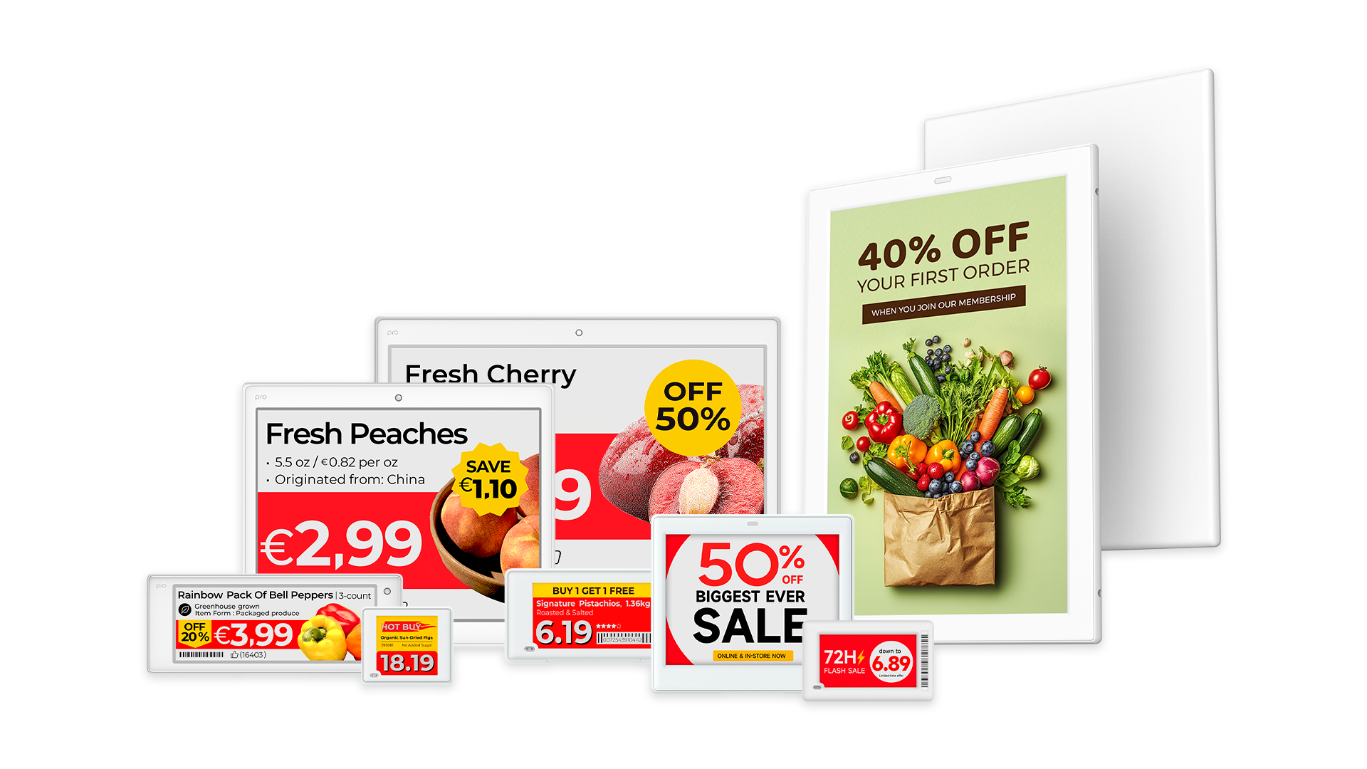 Breece elektronische regaletiketten