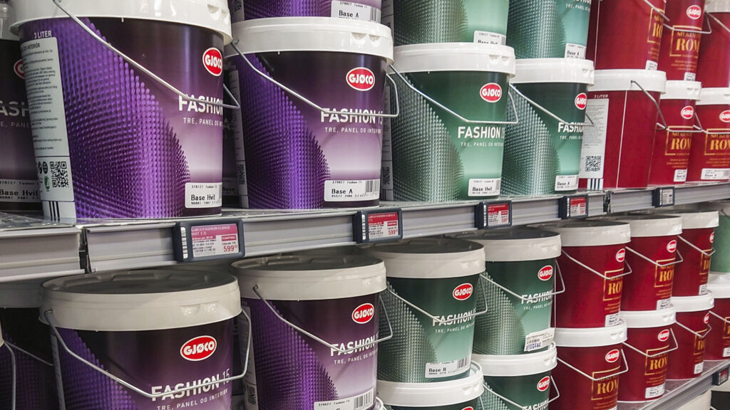 Lavangen byggeindustri as har implementeret elektroniske hyldeforkanter i sine butikker