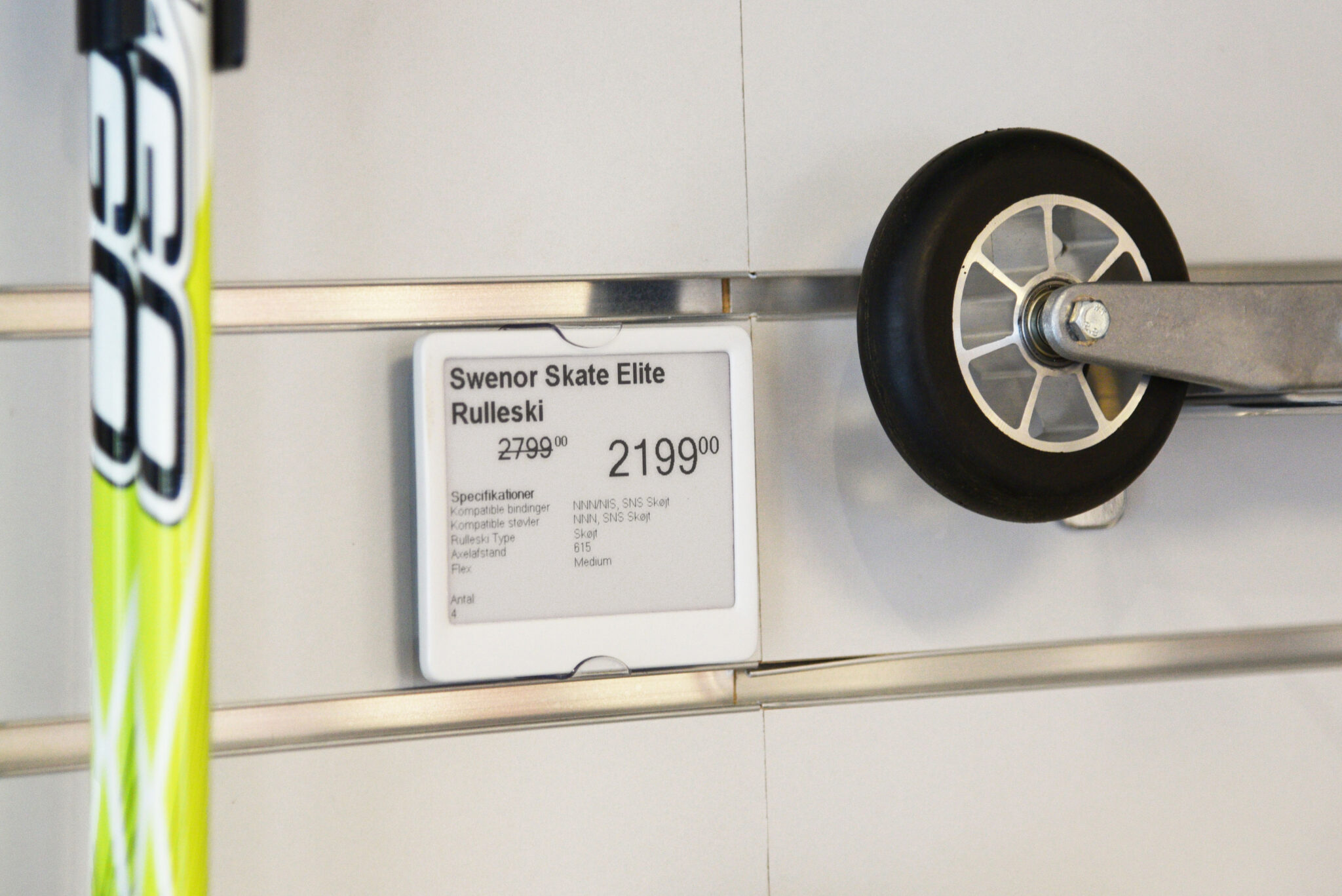 Inventeringsöversikt med elektroniska hyllkantsetiketter