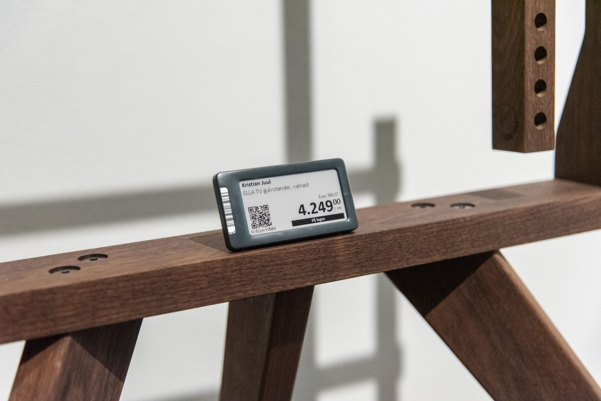 Qr-koder på elektroniska hyllkantsetiketter