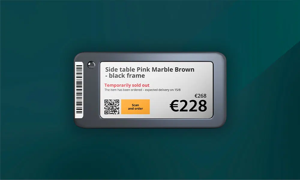 Med elektroniske hyldeforkanter (esl) kan du give dine kunder fuld gennemsigtighed om produkternes status – direkte på hylden. Det skaber tryghed, sparer tid for personalet og forbedrer kundeoplevelsen markant.