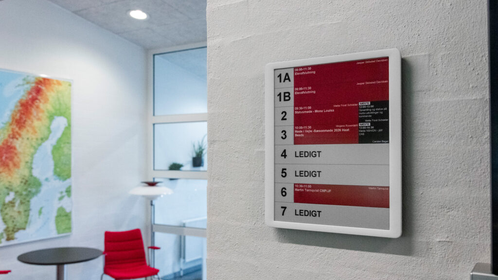 Digitalt overblik over mødelokaler hos jem & fix