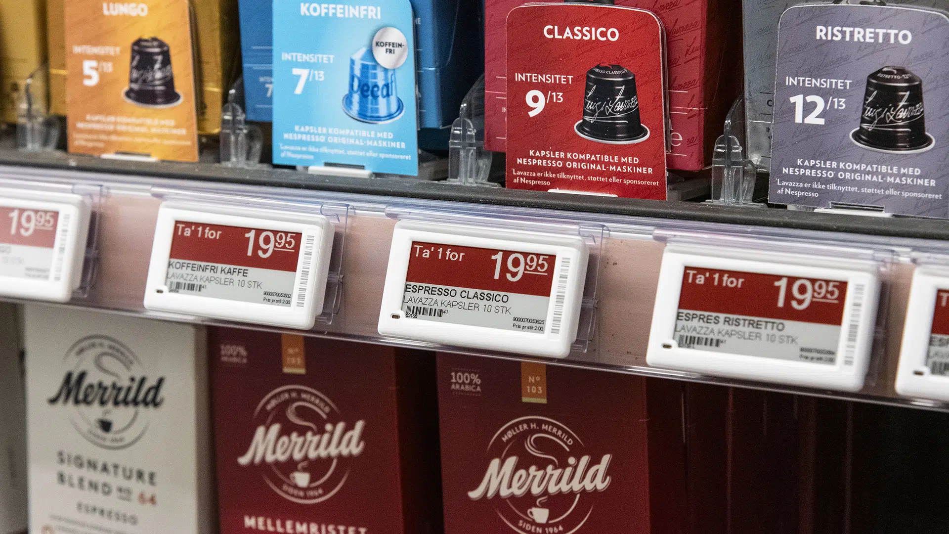 Electronic shelf labels